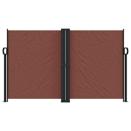 Vidaxl windscherm uittrekbaar 140x600 cm bruin