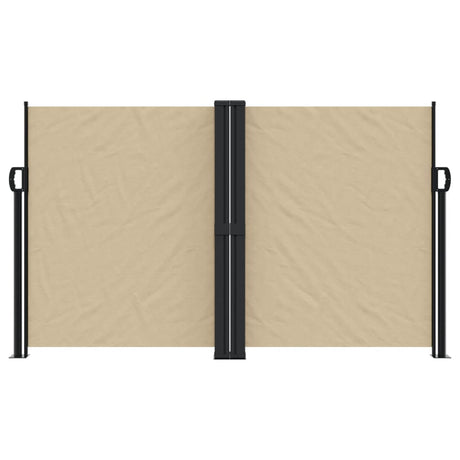 Vidaxl windscherm uittrekbaar 140x600 cm beige