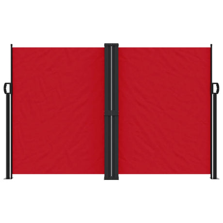 Vidaxl windscherm uittrekbaar 160x600 cm rood