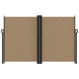 Vidaxl windscherm uittrekbaar 160x600 cm taupe