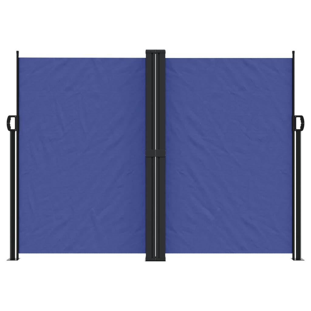 VidaXL Windscherm uittrekbaar 180x600 cm blauw