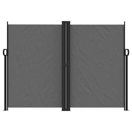 Vidaxl windscherm uittrekbaar 180x600 cm antracietkleurig