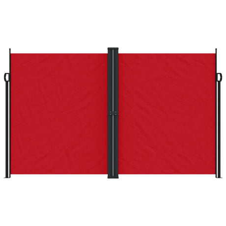 Vidaxl windscherm uittrekbaar 200x600 cm rood