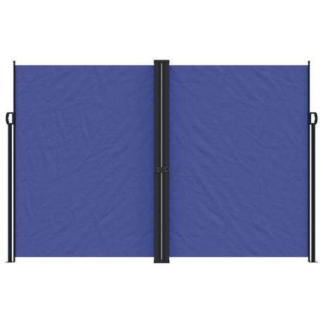 Vidaxl windscherm uittrekbaar 220x600 cm blauw