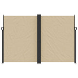 VidaXL Windscherm uittrekbaar 220x600 cm beige