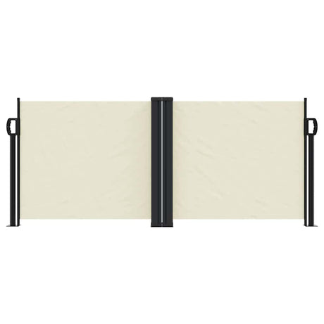 Vidaxl windscherm uittrekbaar 100x1000 cm crème