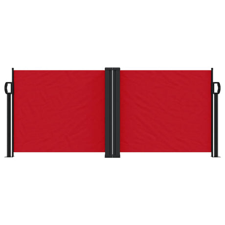 Vidaxl windscherm uittrekbaar 100x1000 cm rood