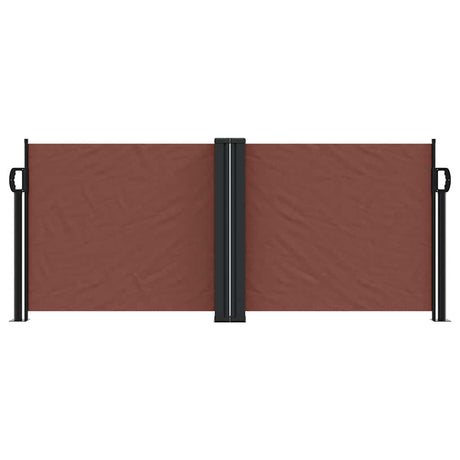 Vidaxl windscherm uittrekbaar 100x1000 cm bruin
