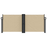 VidaXL Windscherm uittrekbaar 100x1000 cm beige