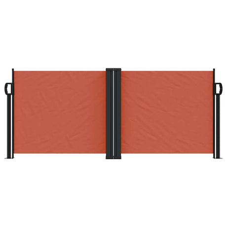 Vidaxl windscherm uittrekbaar 100x1000 cm terracottakleurig
