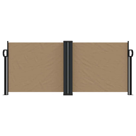 Vidaxl windscherm uittrekbaar 100x1000 cm taupe
