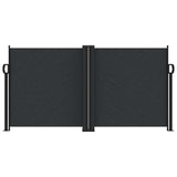 Vidaxl windscherm uittrekbaar 120x1000 cm zwart