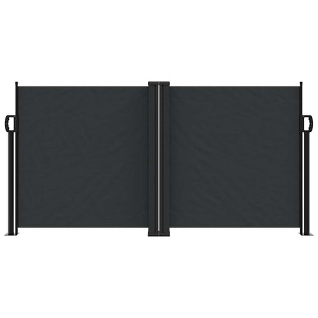 Vidaxl windscherm uittrekbaar 120x1000 cm zwart