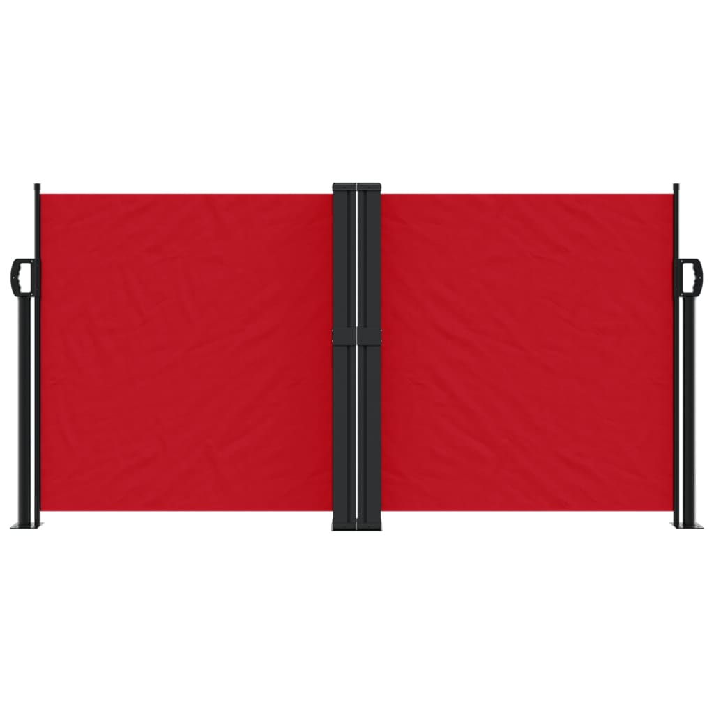 VidaXL Windscherm uittrekbaar 120x1000 cm rood