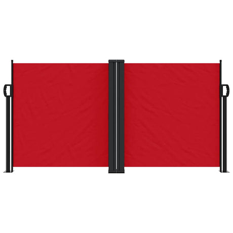 Vidaxl windscherm uittrekbaar 120x1000 cm rood