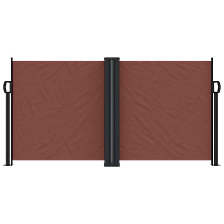 Vidaxl windscherm uittrekbaar 120x1000 cm bruin