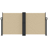 VidaXL Windscherm uittrekbaar 120x1000 cm beige