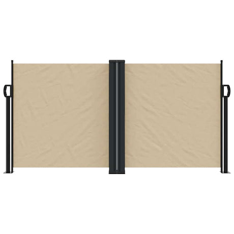 Vidaxl windscherm uittrekbaar 120x1000 cm beige