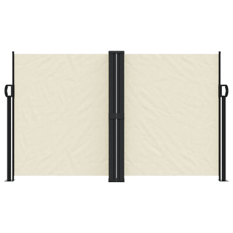 Vidaxl windscherm uittrekbaar 140x1000 cm crème