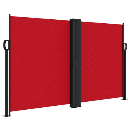 VidaXL Windscherm uittrekbaar 140x1000 cm rood