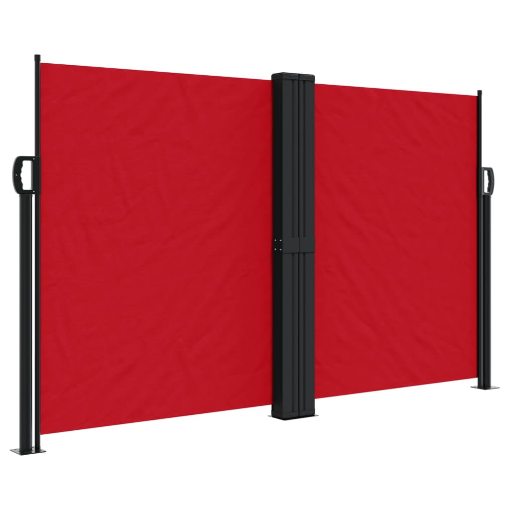 Vidaxl windscherm uittrekbaar 140x1000 cm rood