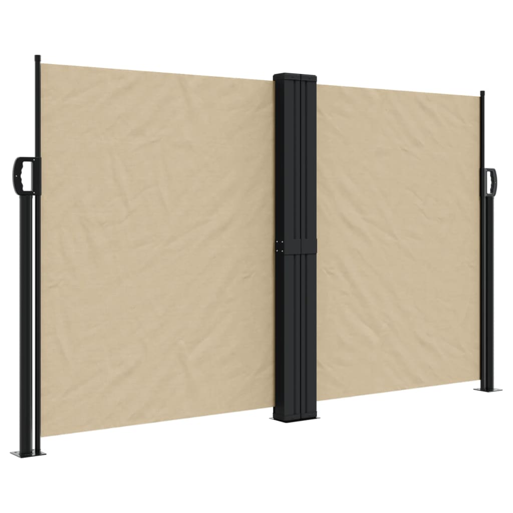 VidaXL Windscherm uittrekbaar 140x1000 cm beige