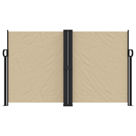 Vidaxl windscherm uittrekbaar 140x1000 cm beige