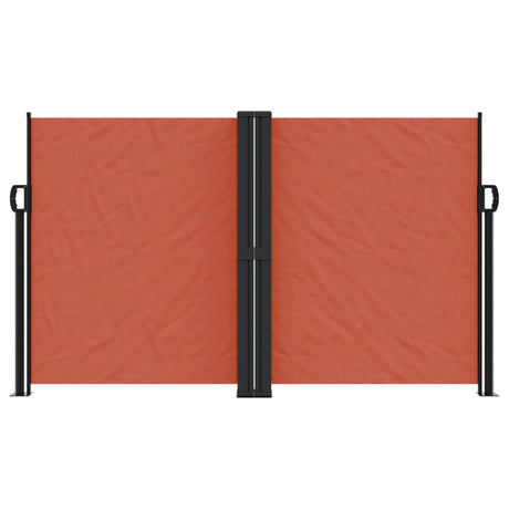 Vidaxl windscherm uittrekbaar 140x1000 cm terracottakleurig