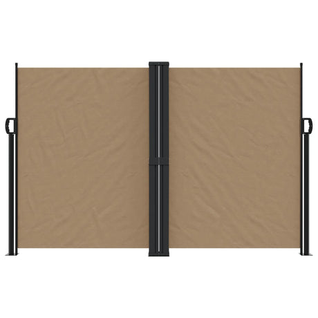 Vidaxl windscherm uittrekbaar 160x1000 cm taupe