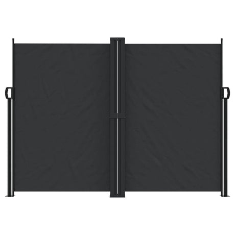 Vidaxl windscherm uittrekbaar 180x1000 cm zwart