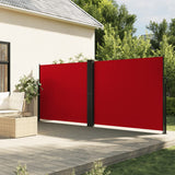 VidaXL Windscherm uittrekbaar 180x1000 cm rood