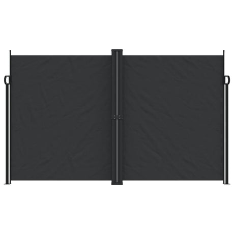 Vidaxl windscherm uittrekbaar 200x1000 cm zwart