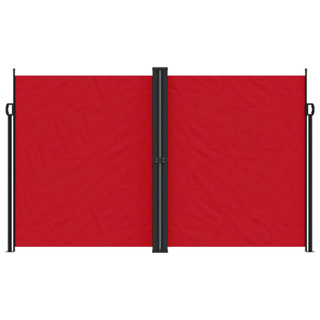 Vidaxl windscherm uittrekbaar 200x1000 cm rood