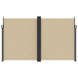 VidaXL Windscherm uittrekbaar 200x1000 cm beige