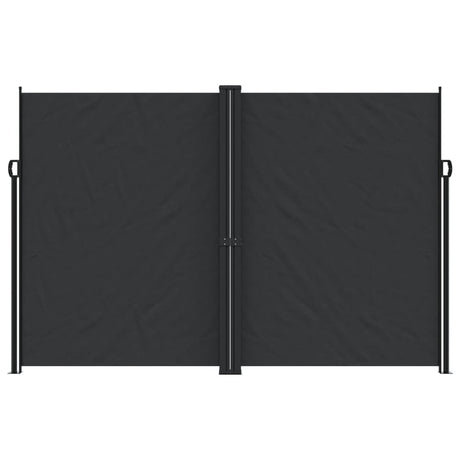 Vidaxl windscherm uittrekbaar 220x1000 cm zwart