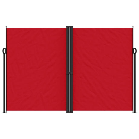Vidaxl windscherm uittrekbaar 220x1000 cm rood