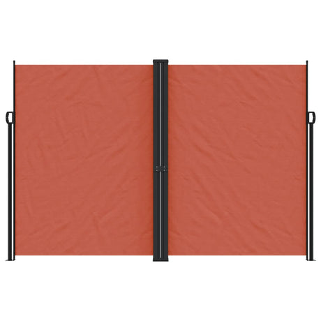 Vidaxl windscherm uittrekbaar 220x1000 cm terracottakleurig