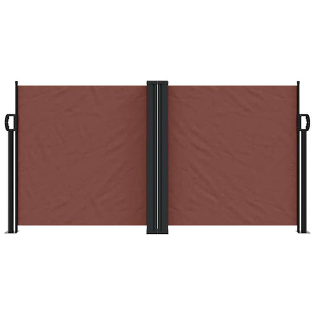 Vidaxl windscherm uittrekbaar 120x1200 cm bruin