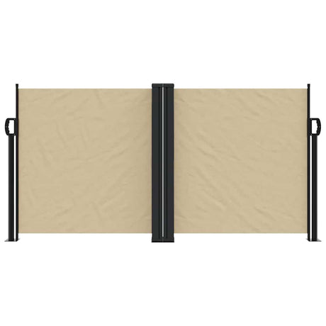 Vidaxl windscherm uittrekbaar 120x1200 cm beige
