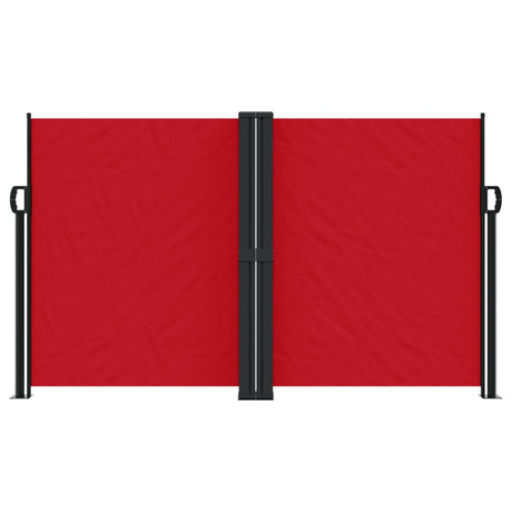 Vidaxl windscherm uittrekbaar 140x1200 cm rood