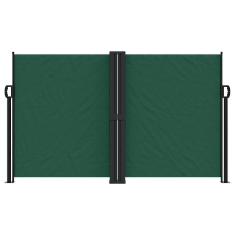 Vidaxl windscherm uittrekbaar 140x1200 cm donkergroen