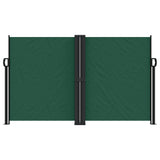 Vidaxl windscherm uittrekbaar 140x1200 cm donkergroen