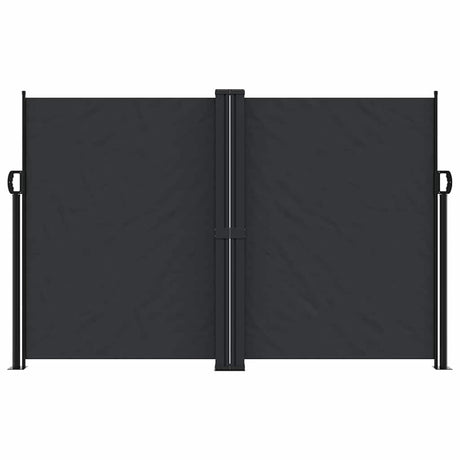Vidaxl windscherm uittrekbaar 160x1200 cm zwart