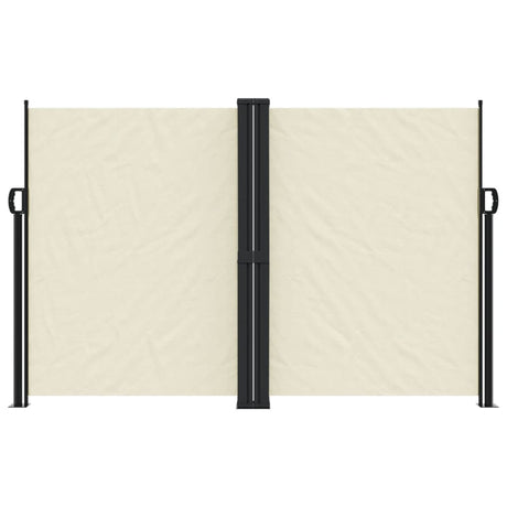 Vidaxl windscherm uittrekbaar 160x1200 cm crèmekleurig