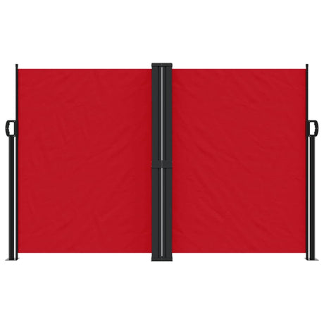 Vidaxl windscherm uittrekbaar 160x1200 cm rood