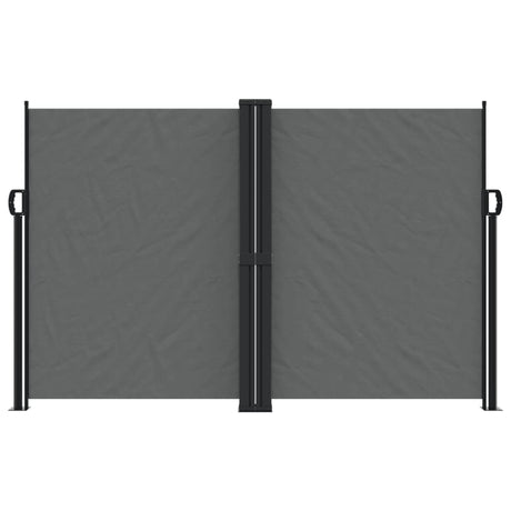 Vidaxl windscherm uittrekbaar 160x1200 cm antracietkleurig