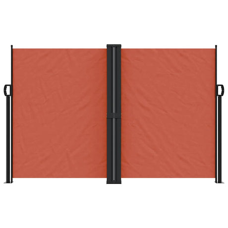 Vidaxl windscherm uittrekbaar 160x1200 cm terracottakleurig