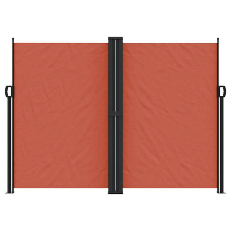 Vidaxl windscherm uittrekbaar 180x1200 cm terracottakleurig