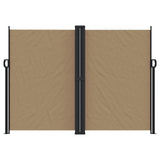 Vidaxl windscherm uittrekbaar 180x1200 cm taupe