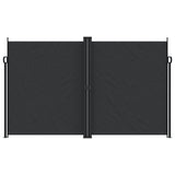 Vidaxl tuinscherm uittrekbaar 200x1200 cm zwart